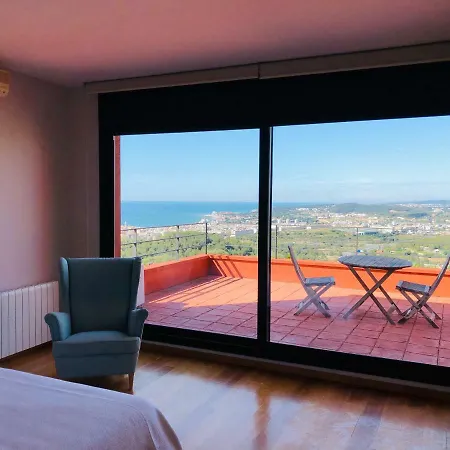 Stunning Gala With Sea Views And A/c In Sitges