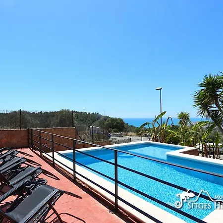 Stunning Gala With Sea Views And A/c In Sitges